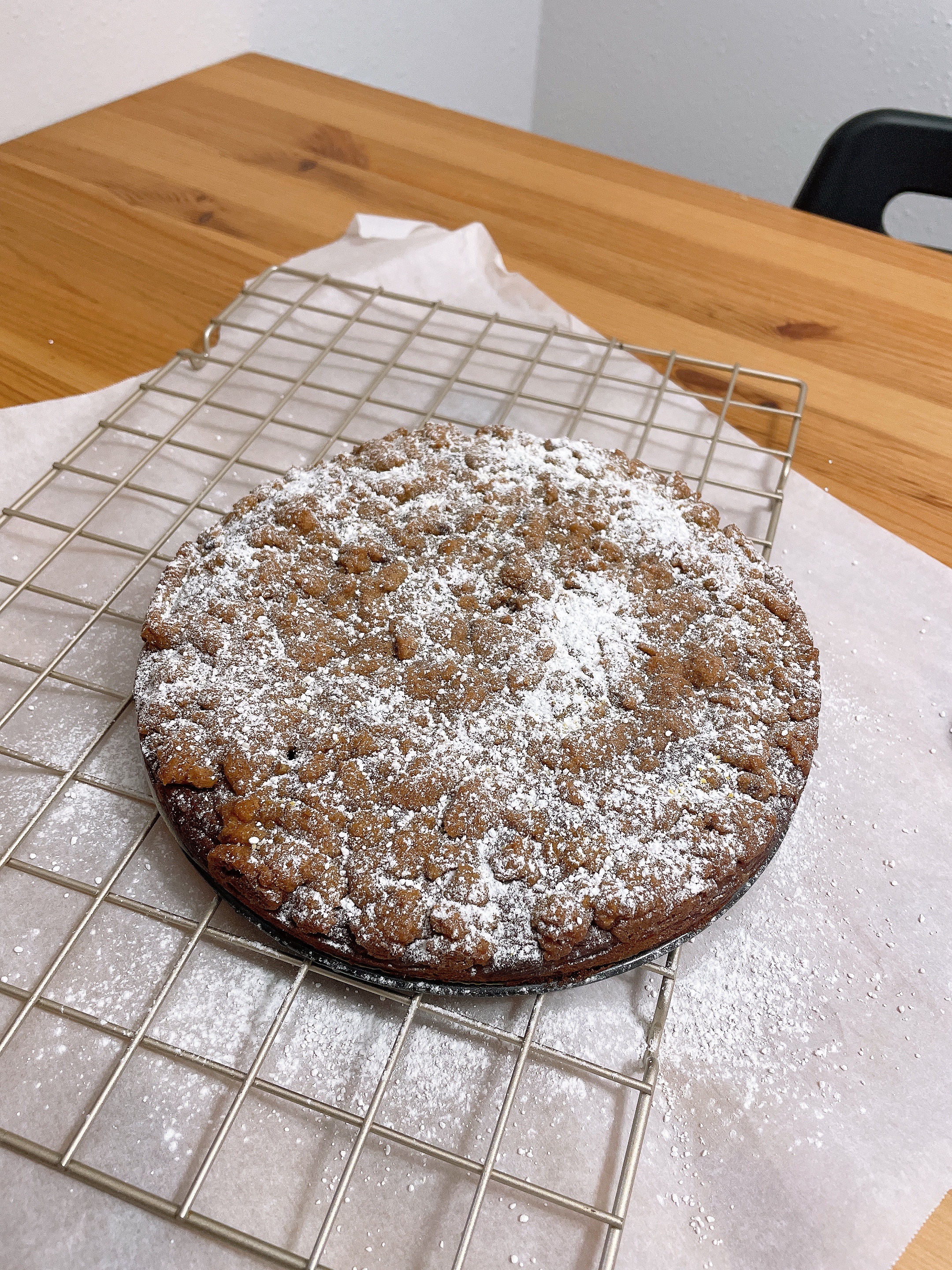 Pumpkin spice coffee cake