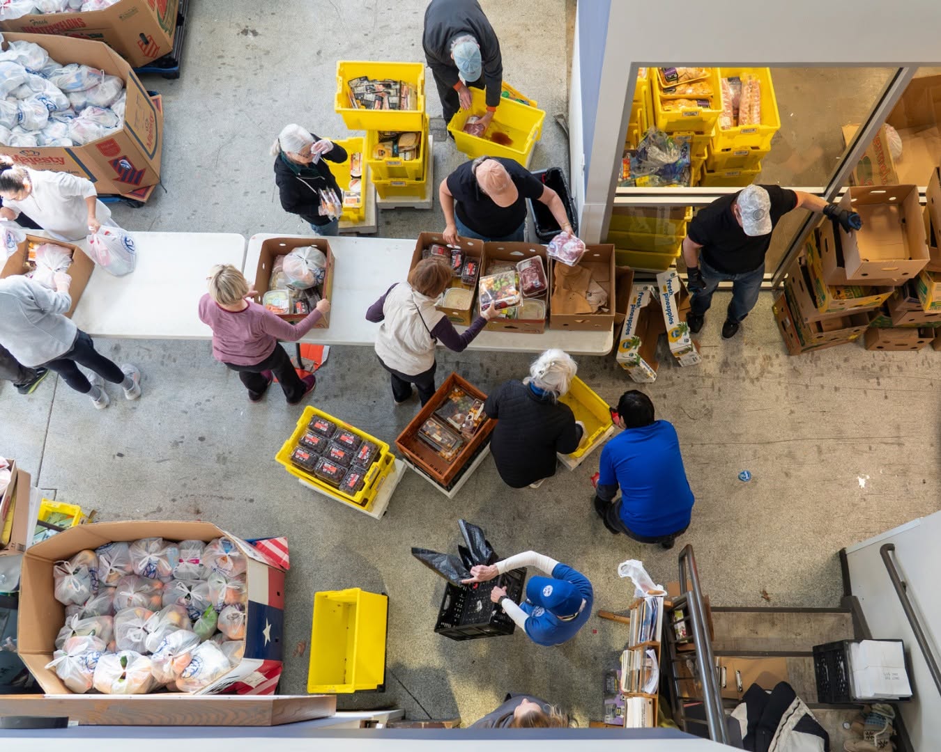 St. Vincent de Paul food pantry (photography: Central Texas Food Bank)