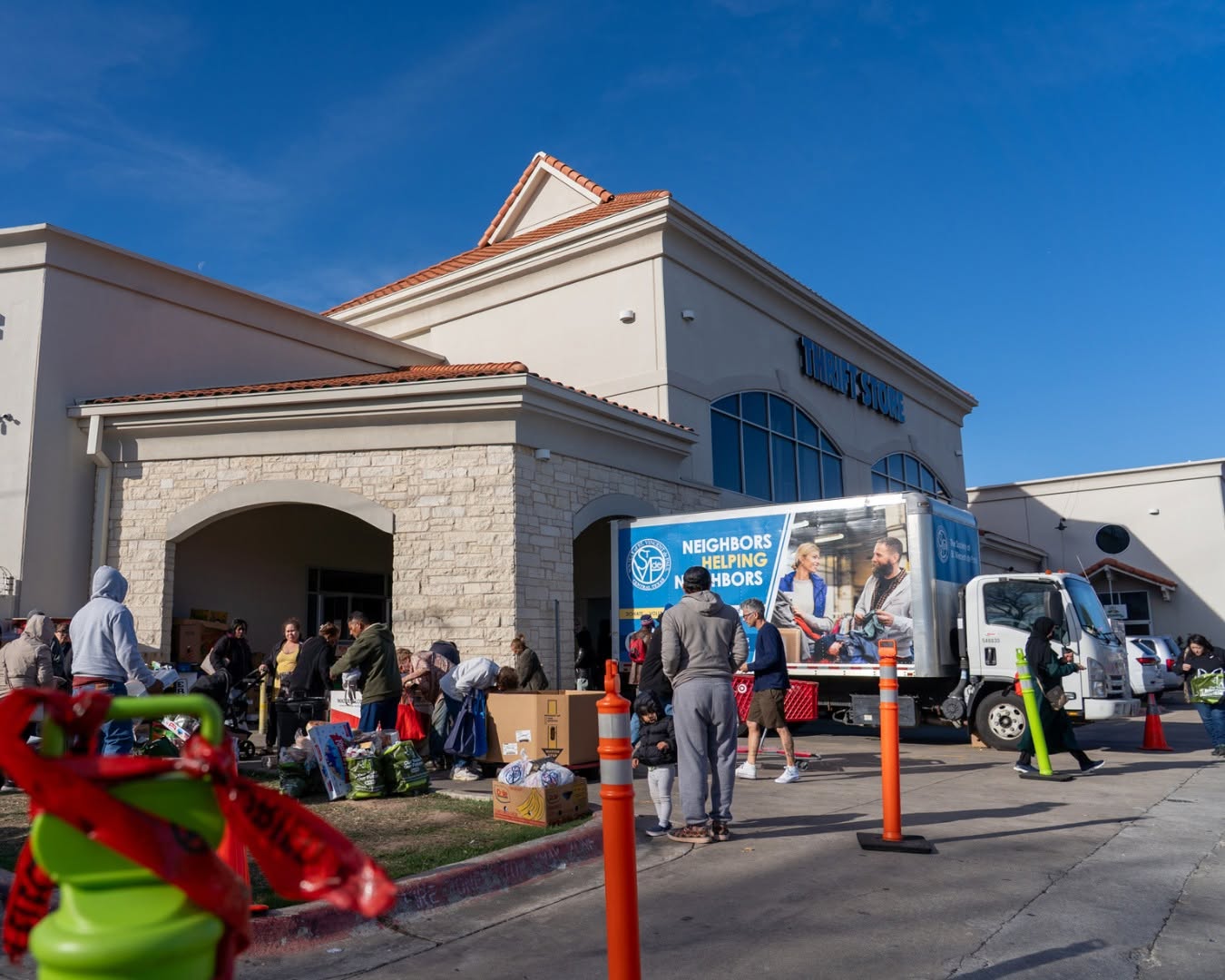 St. Vincent de Paul food pantry (photography: Central Texas Food Bank)
